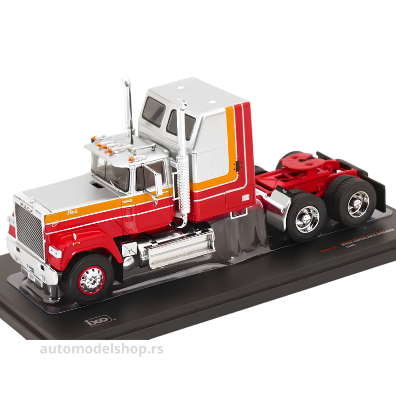 Mack Superliner Magnum - Silveer/Red - 1985