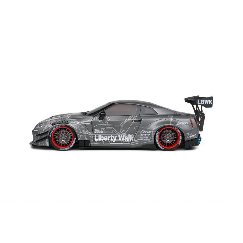 NISSAN GT-R (R35) W/ LIBERTY WALK BODY KIT 2.0 BLACK  , 2020