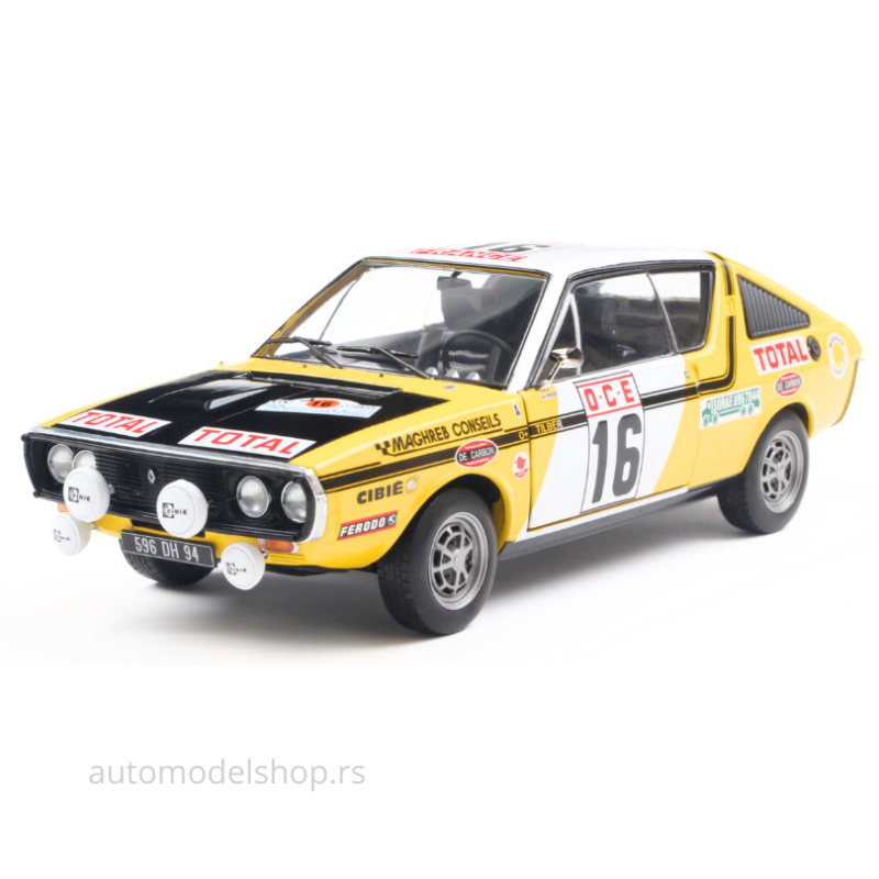 Renault 17 Ph.1 – Rallye Du Maroc – #23 PRIVE/ TILBERT – 1976
