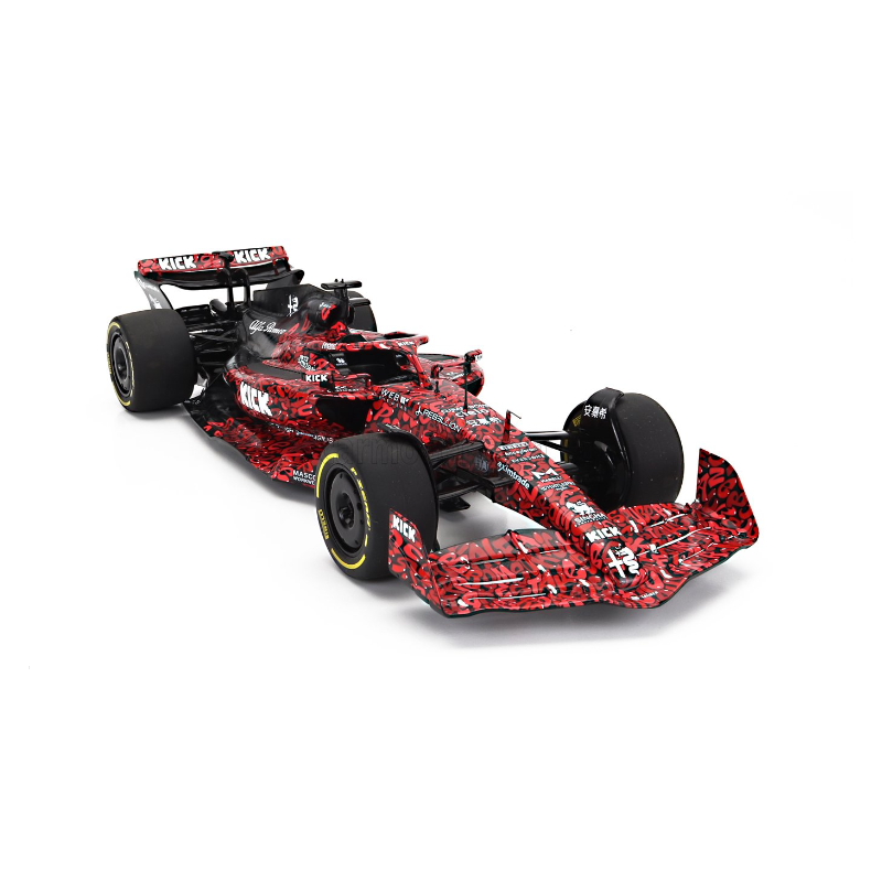 ALFA ROMEO F1 TEAM X BOOGIE ART CAR BLACK 2023