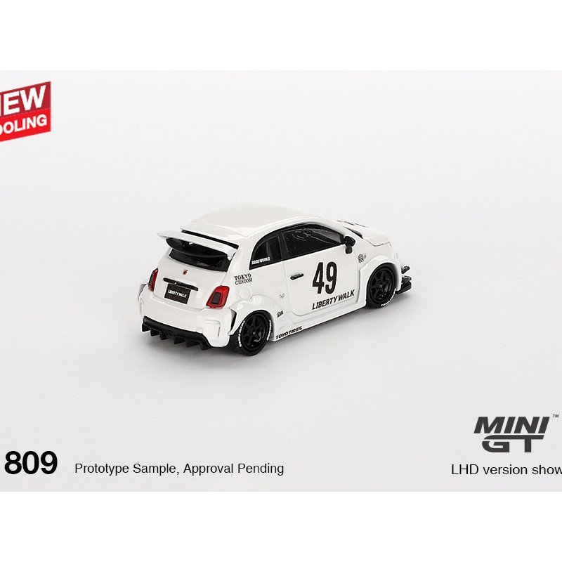 Fiat 595 ABARTH LB-WORKS x Abas Works Gara - White - 2024