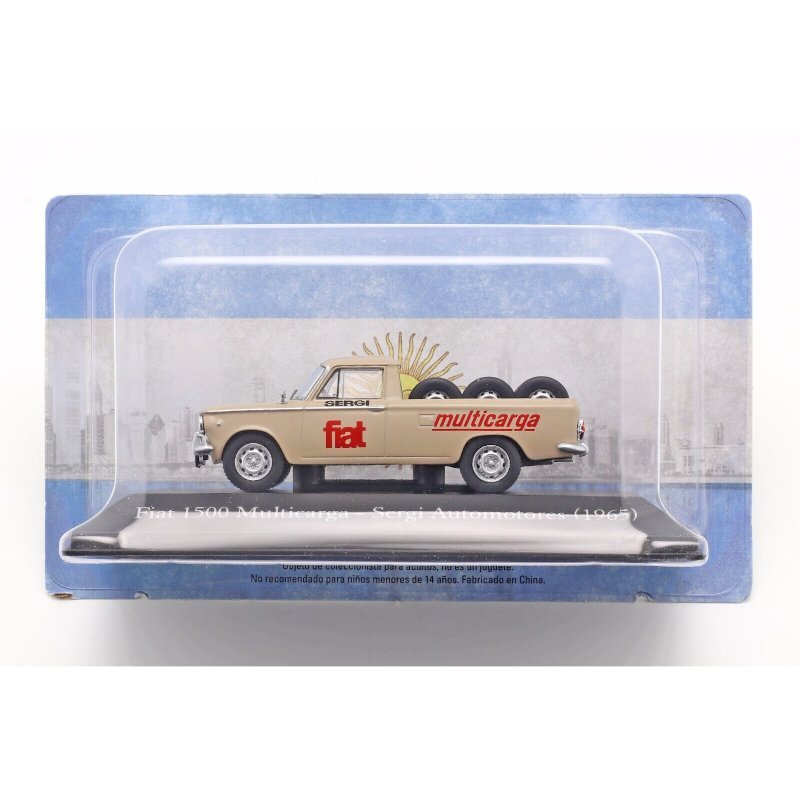 Fiat 1500 multicarga pick-up pneus, beige 1965