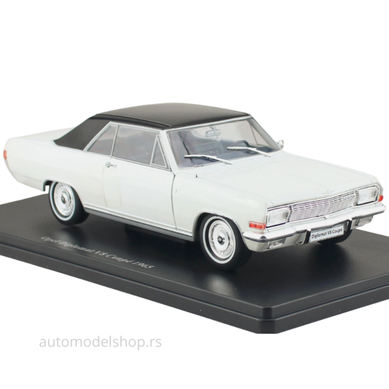 Opel Diplomat A Coupe - White/Black - 1965