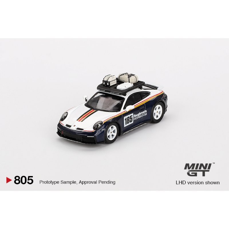 Porsche 911 Dakar Rallye Design Package White/Gentian Blue Metallic 2023