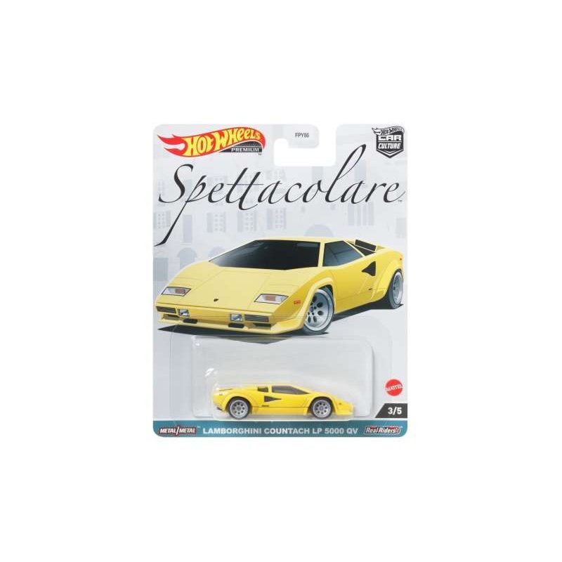  Lambourghini Countach LP 5000 QV *Che Fiagata (Italian Cars)* Car Culture series, yello