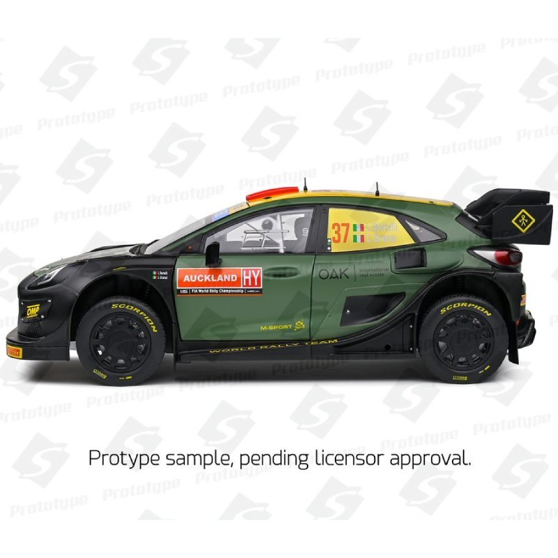 Ford Puma Rallye Hybrid Black #7 BERTELLI/GRANAI Rally New Zeland 2022