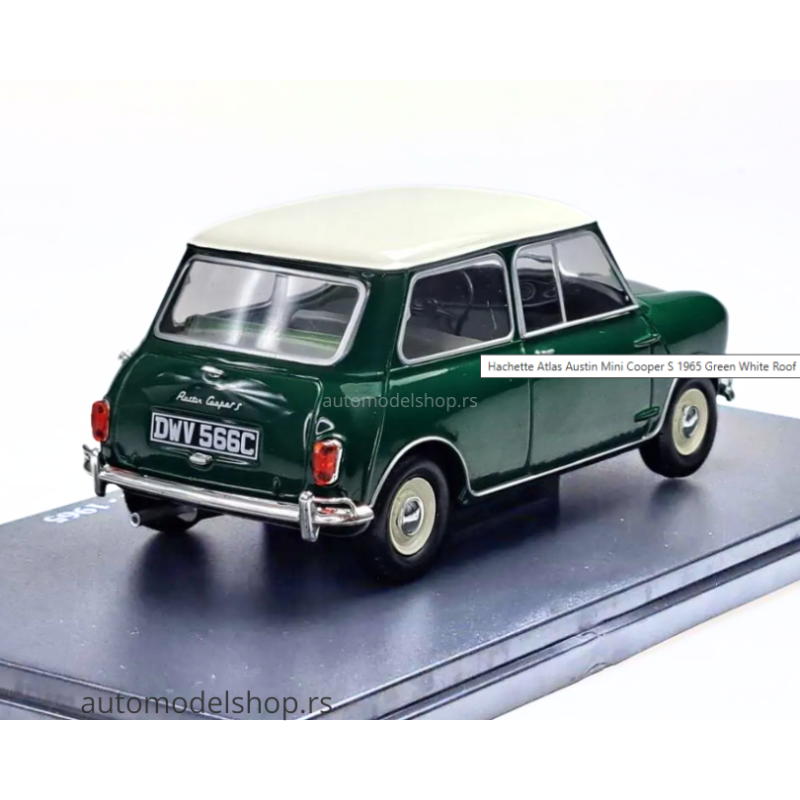 Mini Cooper S - Green with White Roof - 1965