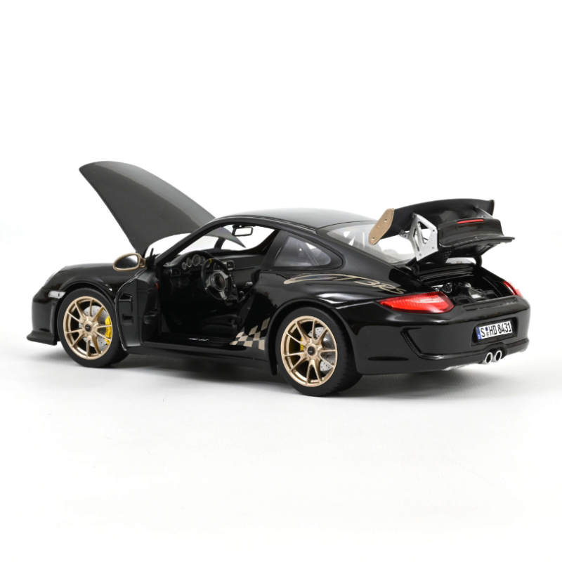 Porsche 911 (997) GT3 RS  Black und white gold metallic 2009