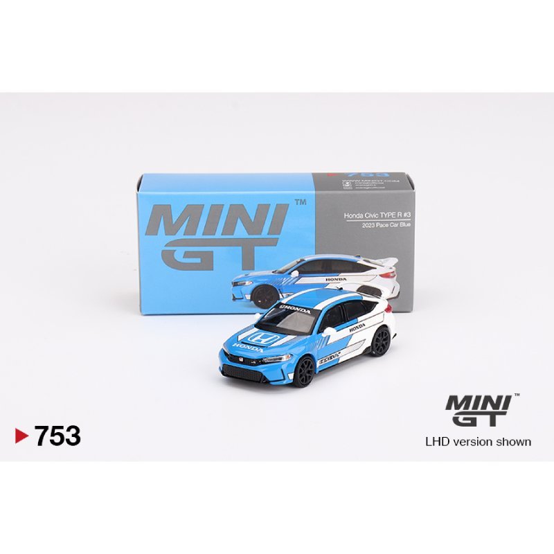 Honda Civic Type R #3 Pace Car Blue 2023