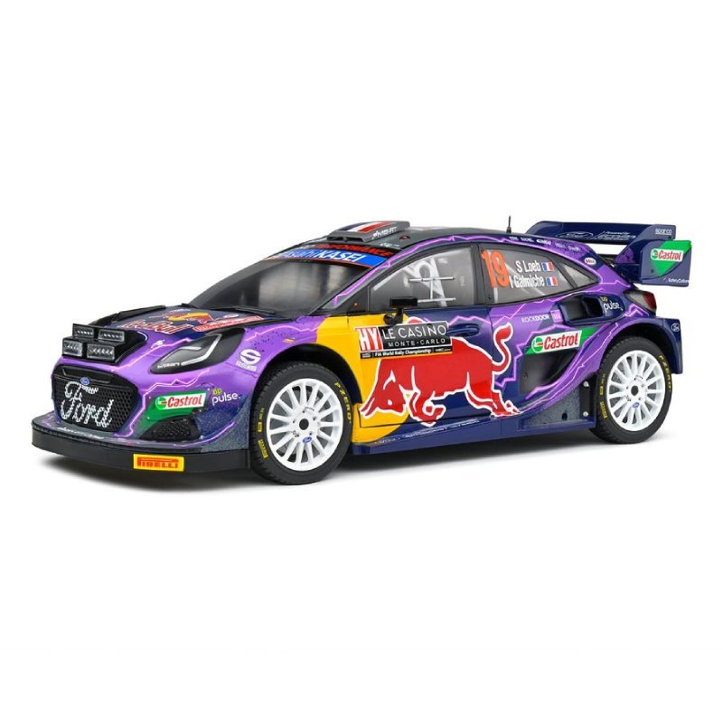 FORD PUMA RALLY1 HYBRID PURPLE #19 S.LOEB / I.GALMICHE RALLYE MONTE CARLO