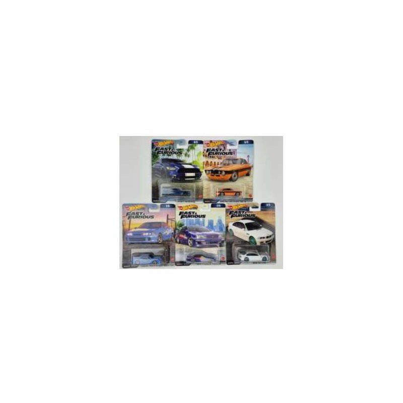 Fast & the Furious Assortment of 5 pcs