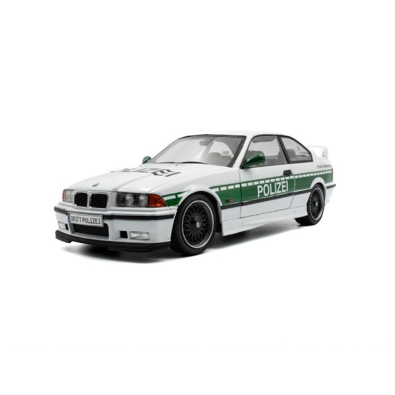 BMW E36 M3 COUPE SOLIDO WORKS DRIFT POLIZEI WHITE 1991