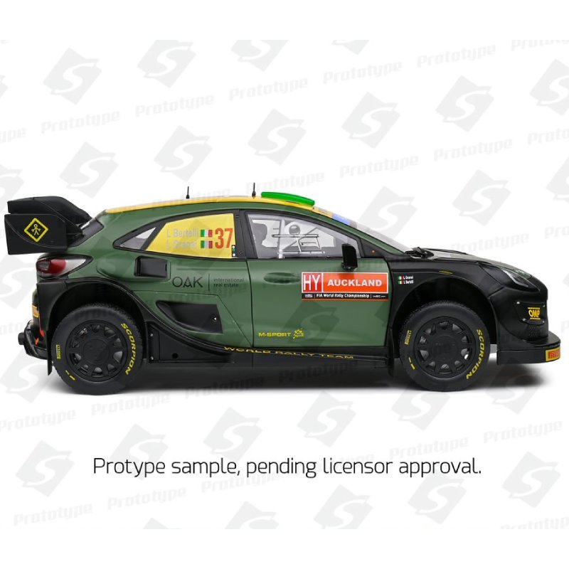 Ford Puma Rallye Hybrid Black #7 BERTELLI/GRANAI Rally New Zeland 2022