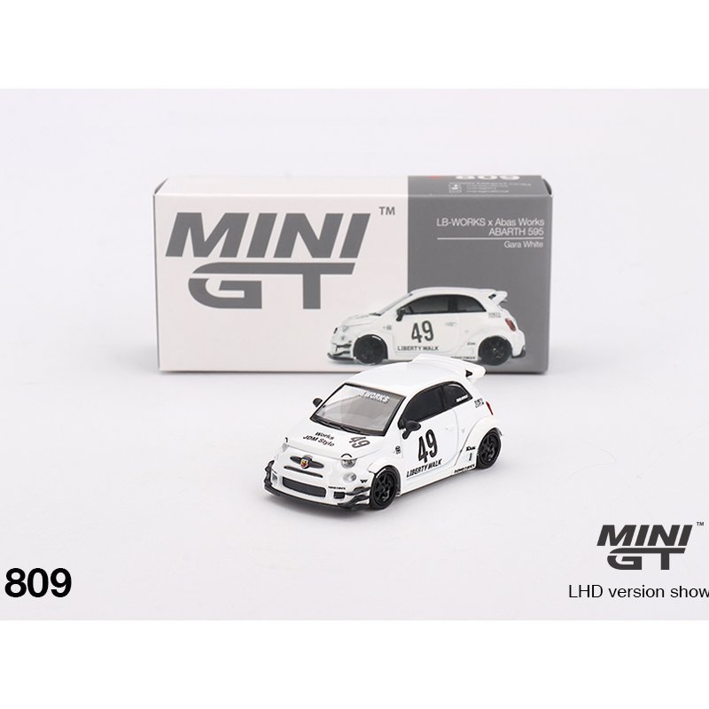 Fiat 595 ABARTH LB-WORKS x Abas Works Gara - White - 2024