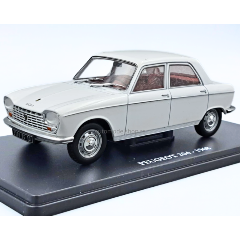 Peugeot 204 White 1968 