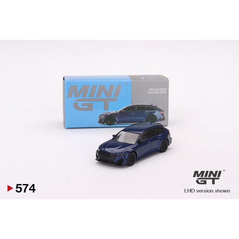 Modellino In Miniatura Audi RS6 1/64 Mini GT Avant Metallico Nero Mit - Foto 5