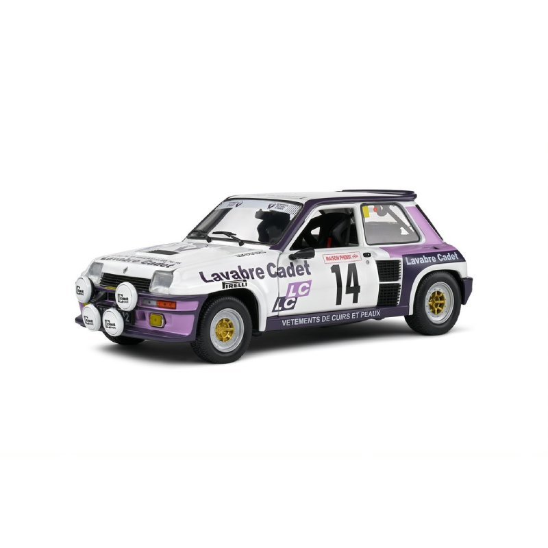 RENAULT 5 TURBO WHITE #14 AURIOL/NOUAILLE RALLYE LYON CHARBONNIÈ 1983