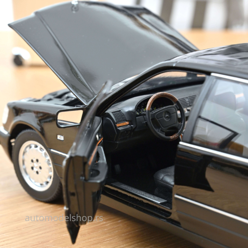 Mercedes-Benz W140 S600 - Obsidian Black Metallic - 1997