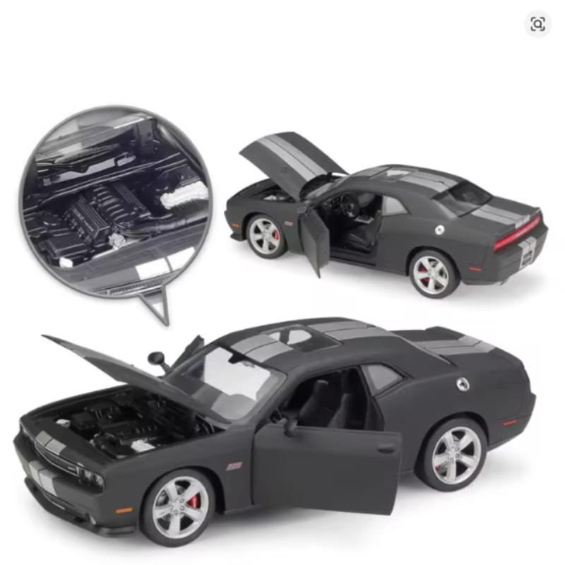 Dodge Challenger SRT  Matt Black/Silver 2012