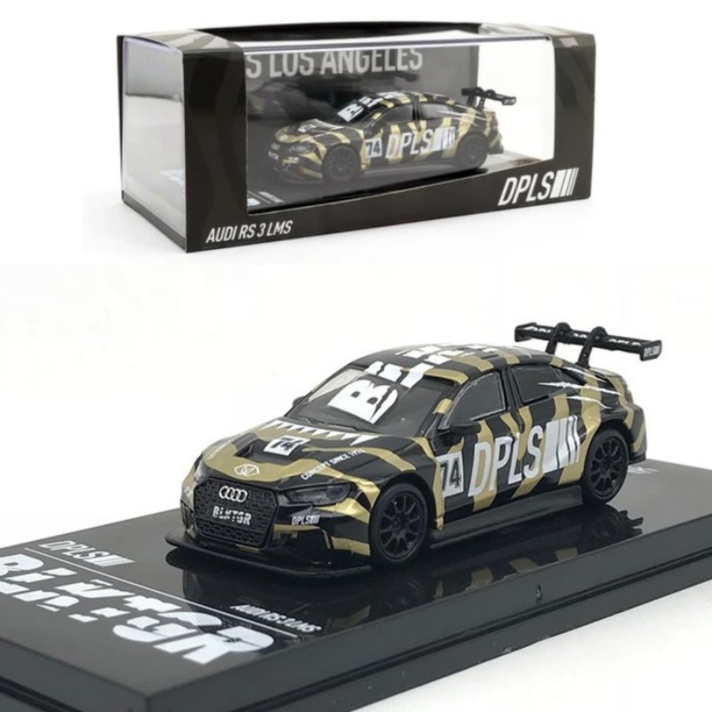 Audi RS3 LMS #74 DC169A-BLK, black/gold/white