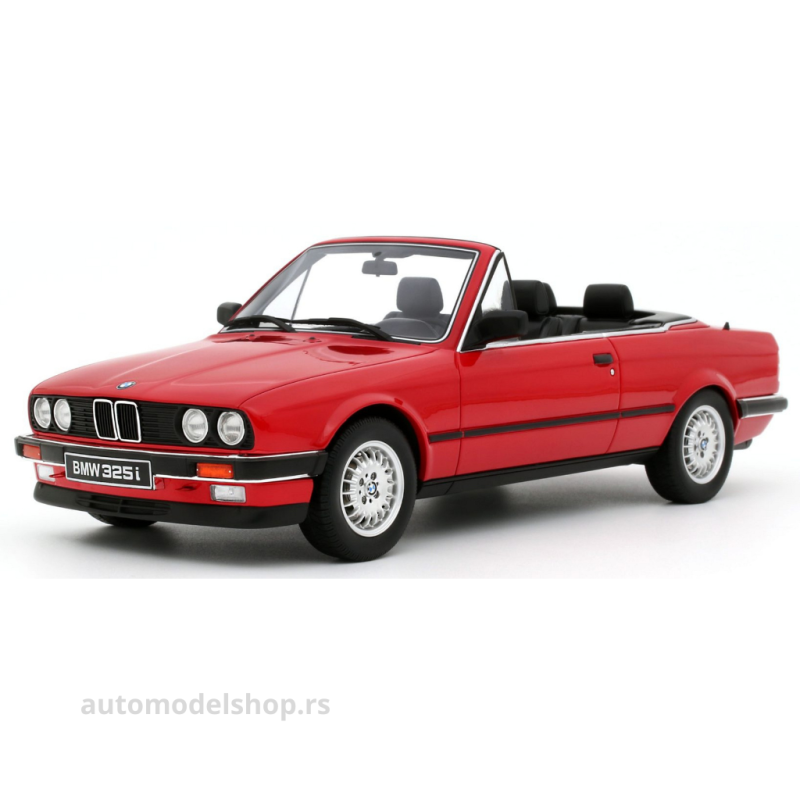 BMW 325I E30 Convertible - Bright Red 308 - 1986