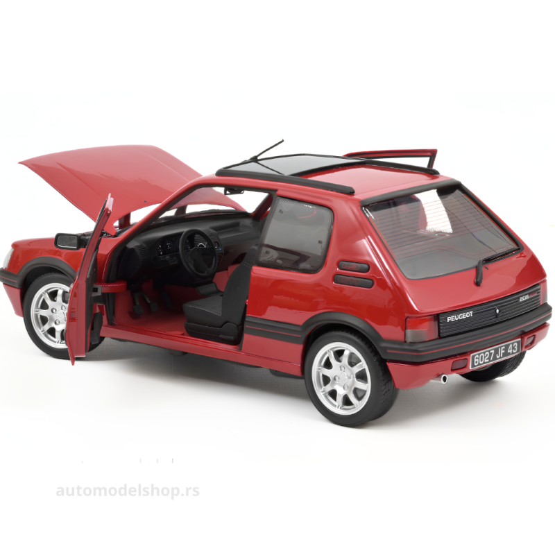 Peugeot 205 GTi 1.9 PTS Rims - Red - 1991