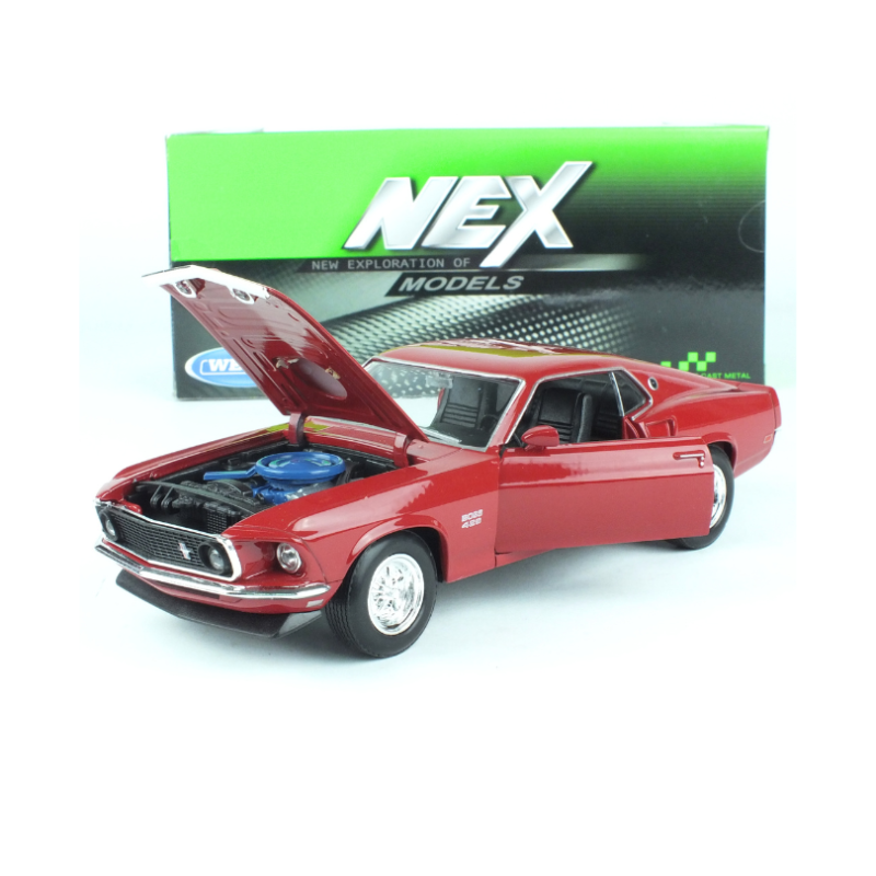 Ford Mustang Boss 429 Red 1969