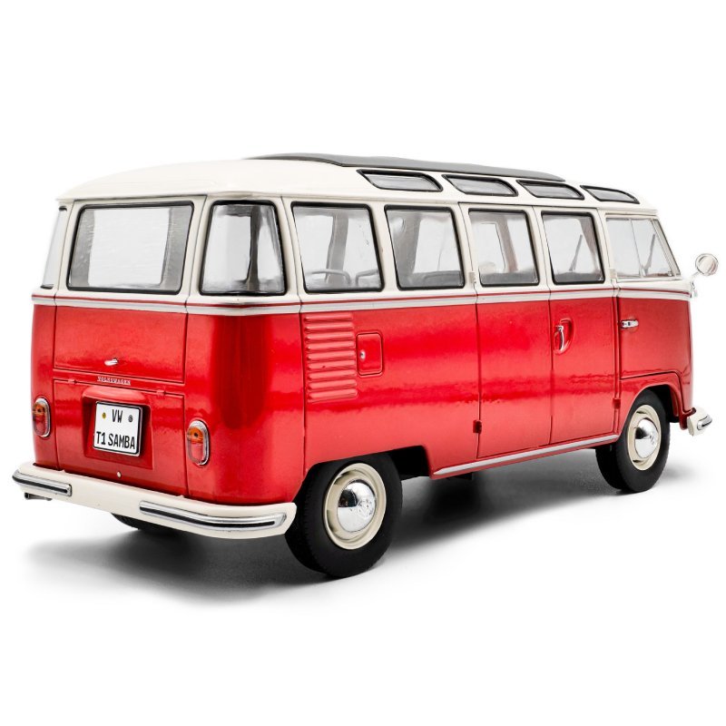 VOLKSWAGEN T1 Samba - Red / White - 1962