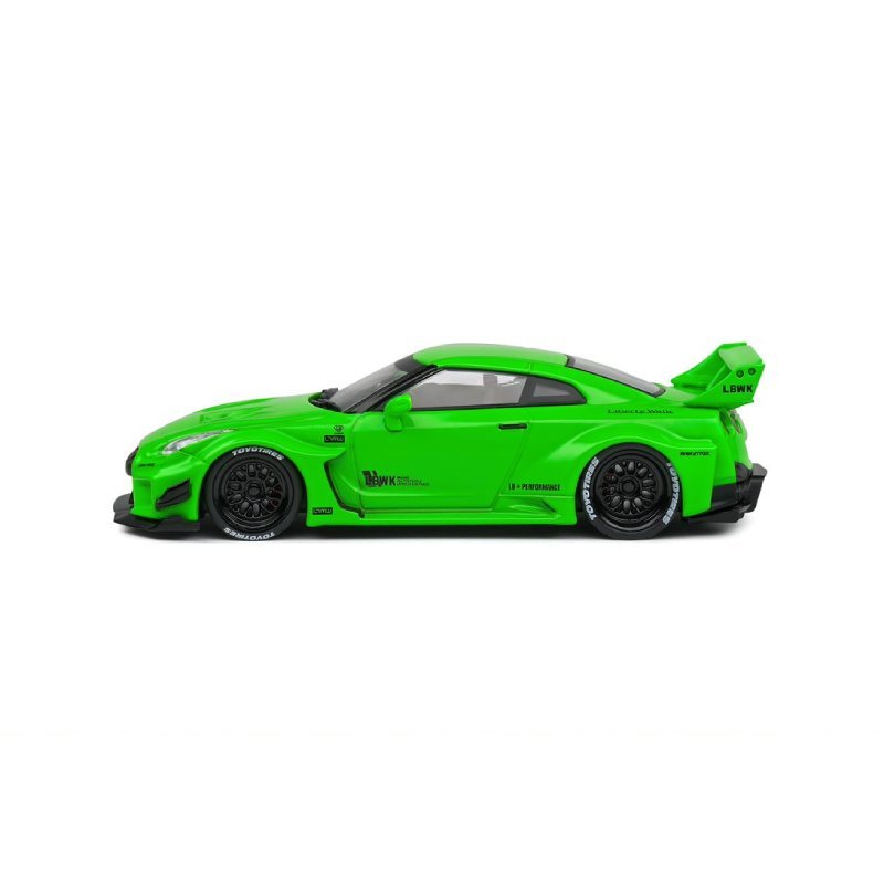Nissan GTR35 LB Work Silhouette - Acid Green