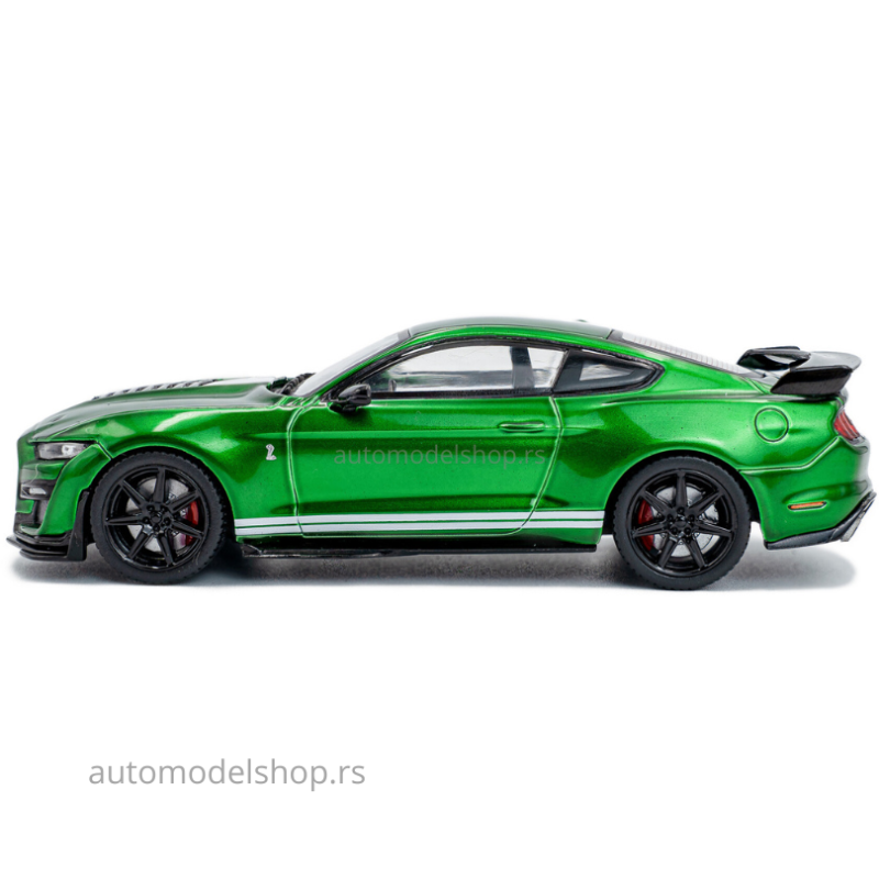 Shelby Mustang GT500 – Eruption Green Metallic w/White Stripes – 2020