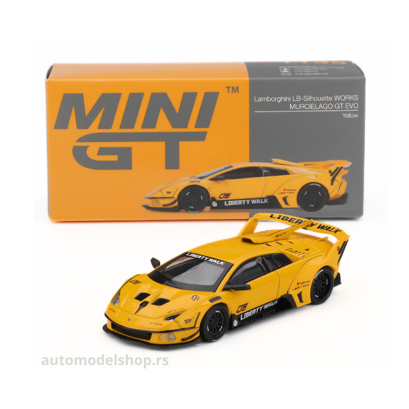 Lamborghini LB-Silhouette WORKS MURCIELAGO GT Evo - Yellow - 2025