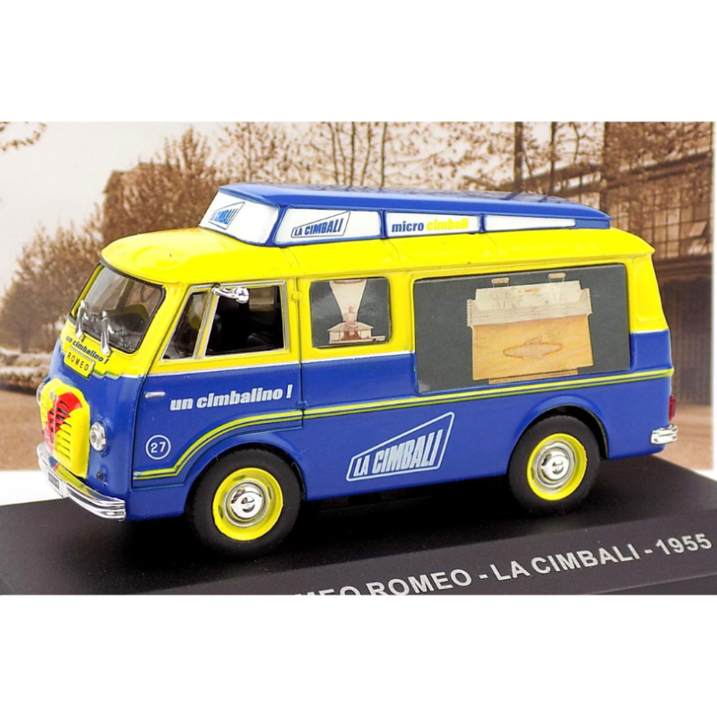 Alfa Romeo Van *La Cimbali* Yellow/Blue 1955
