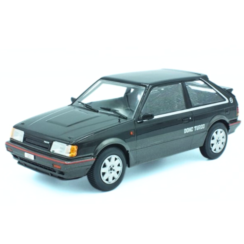 Mazda 323 4WD Turbo, black/metallic-dunkelgrau, 1989