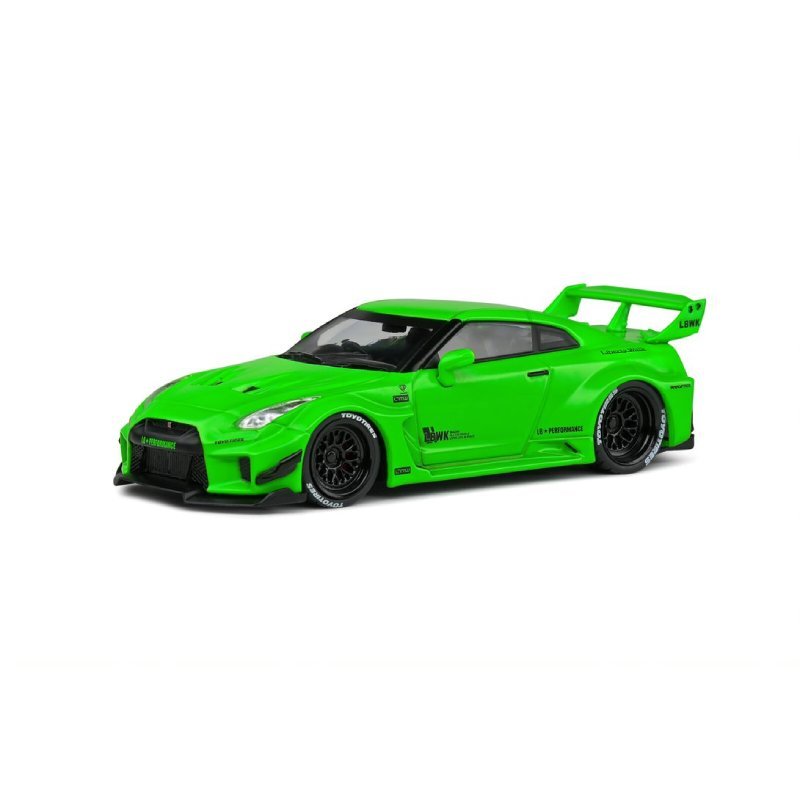 NISSAN GT-R (R35) LB WORK SILHOUETTE ACID GREEN