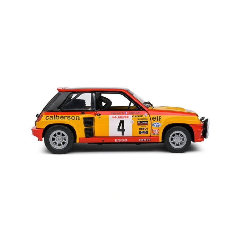 RENAULT 5 TURBO YELLOW #4 RAGNOTTI/ANDRIE TOUR DE CORSE  ,1980