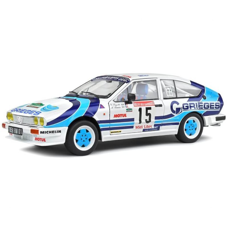 ALFA ROMEO GTV6 - RALLYE DES GARRIGUES 1986 -C.RIGOLLET/M.BATHELOT