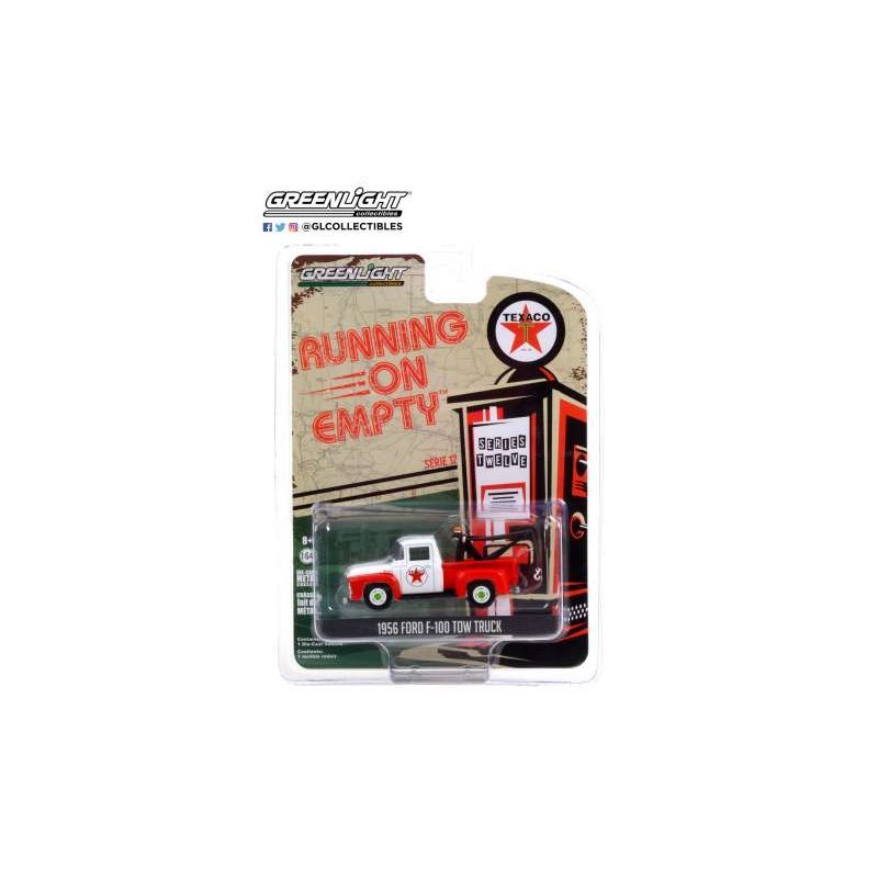 Ford F-100 tow truck texaco filling station *running on empty series 12*, red/white 1956
