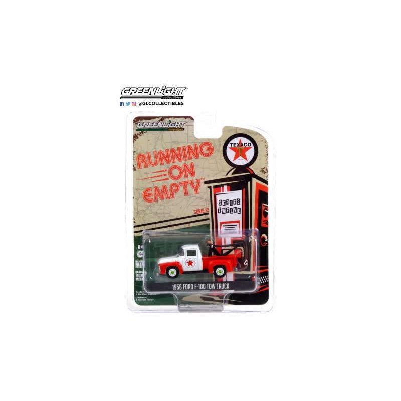 Ford F-100 tow truck texaco filling station *running on empty series 12*, red/white 1956