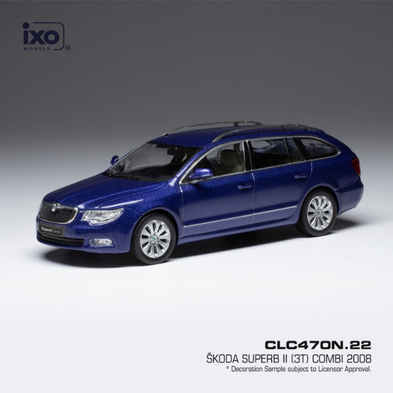Skoda Superb II (3T) Combi Blue 2008