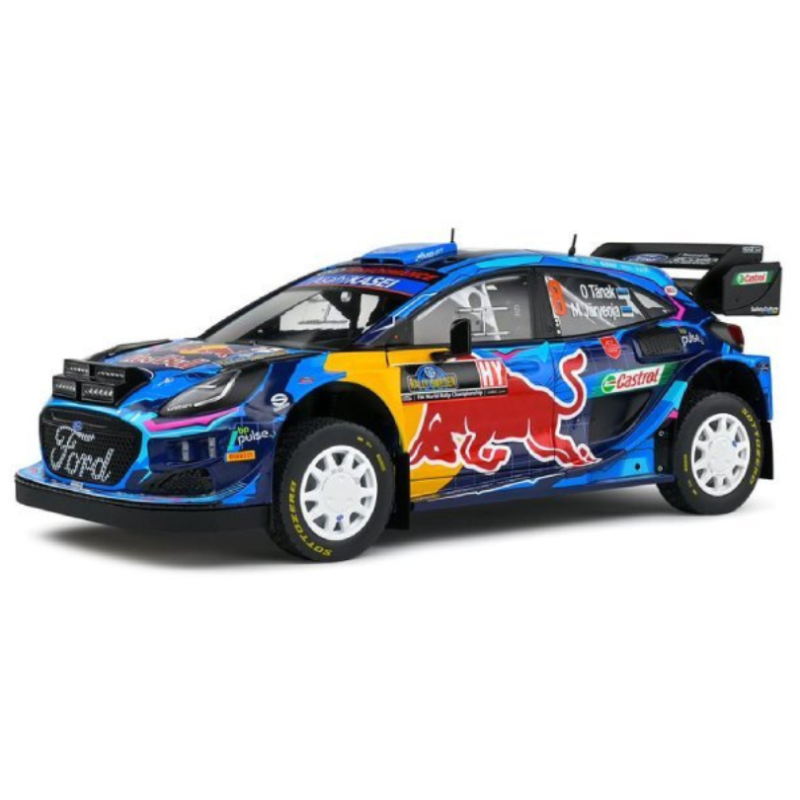 FORD PUMA RALLY1 HYBRID BLUE #8 TANAK RALLY SUEDE,  2023