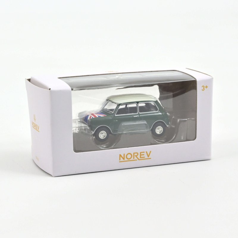 Mini Cooper S - Almond Green and Flag on Bonnet - 1964 