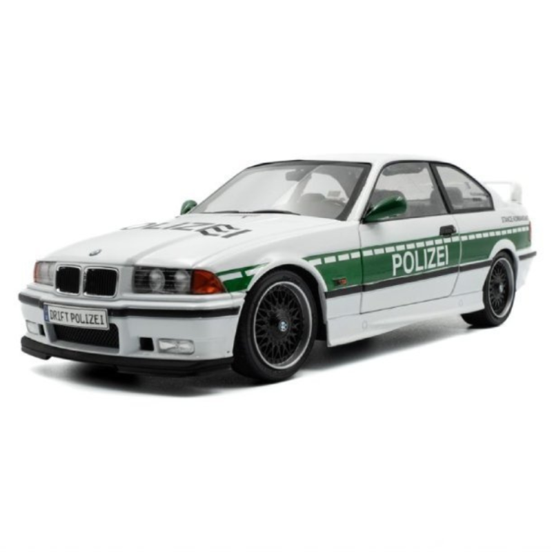 BMW E36 M3 Coupe Solido Works Drift Polizei White 1991