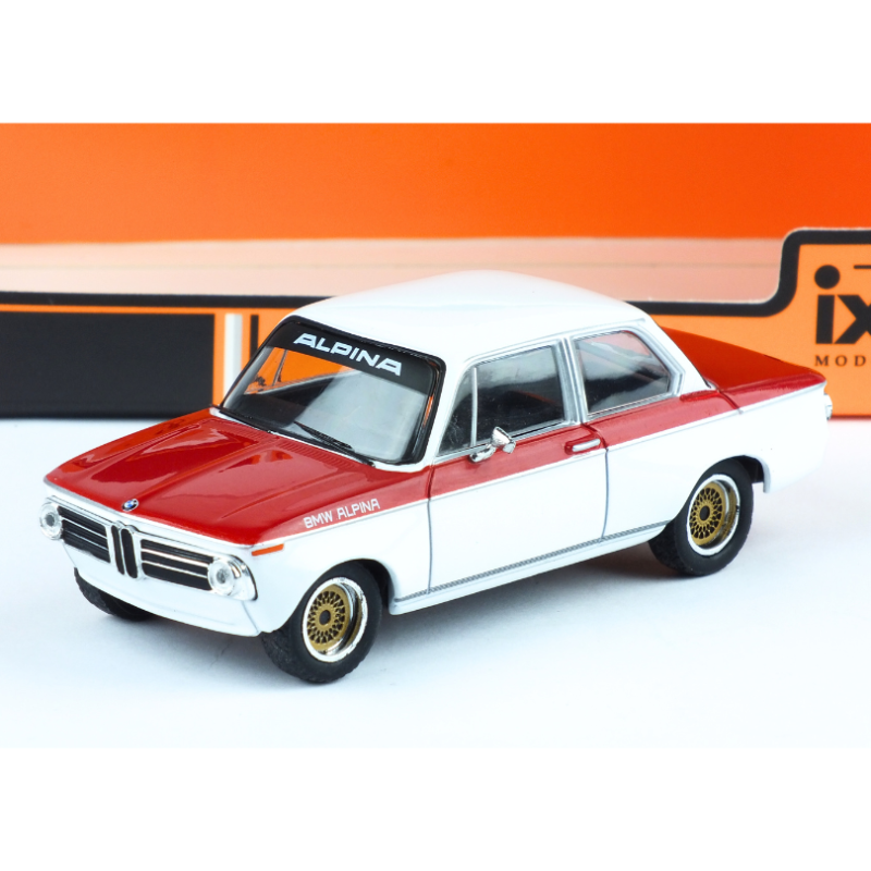 BMW Alpina 2002 Tii, white/red, 1972