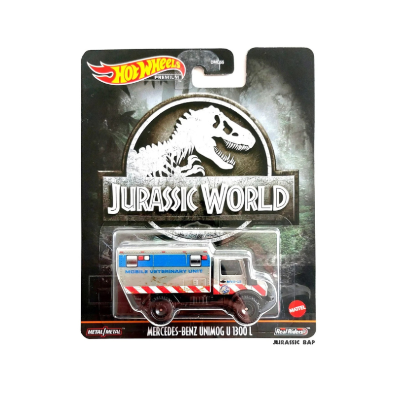 Mercedes Benz Unimog U 1300L Jurassic World, grey/blue