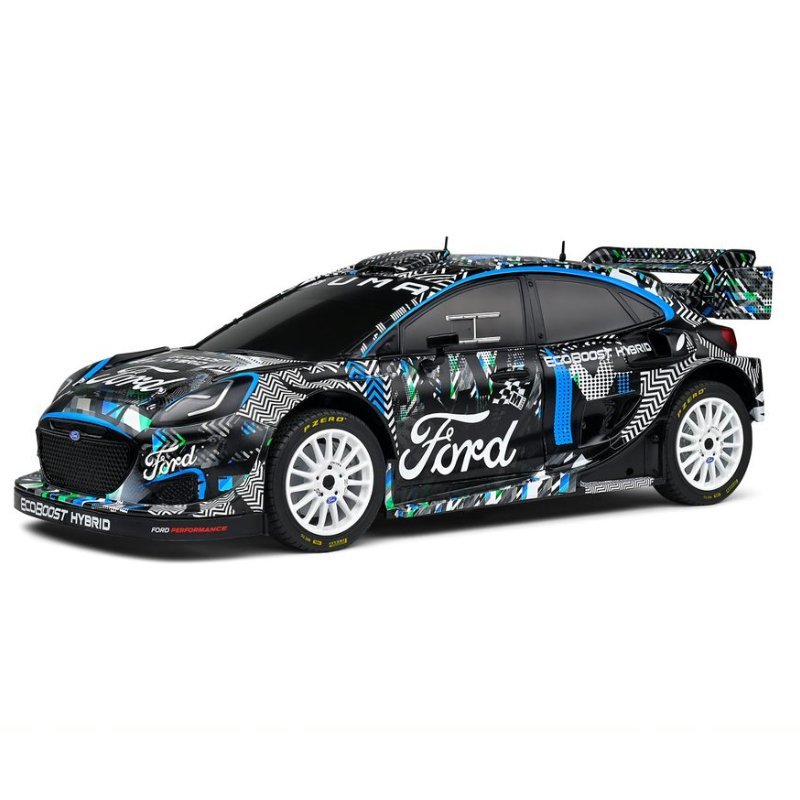 FORD PUMA RALLY1 HYBRID BLACK GOODWOOD FESTIVAL OF SPEED 2021