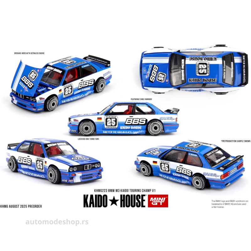 BMW M3 (E30) Kaido Touring Champ V1 - 1989