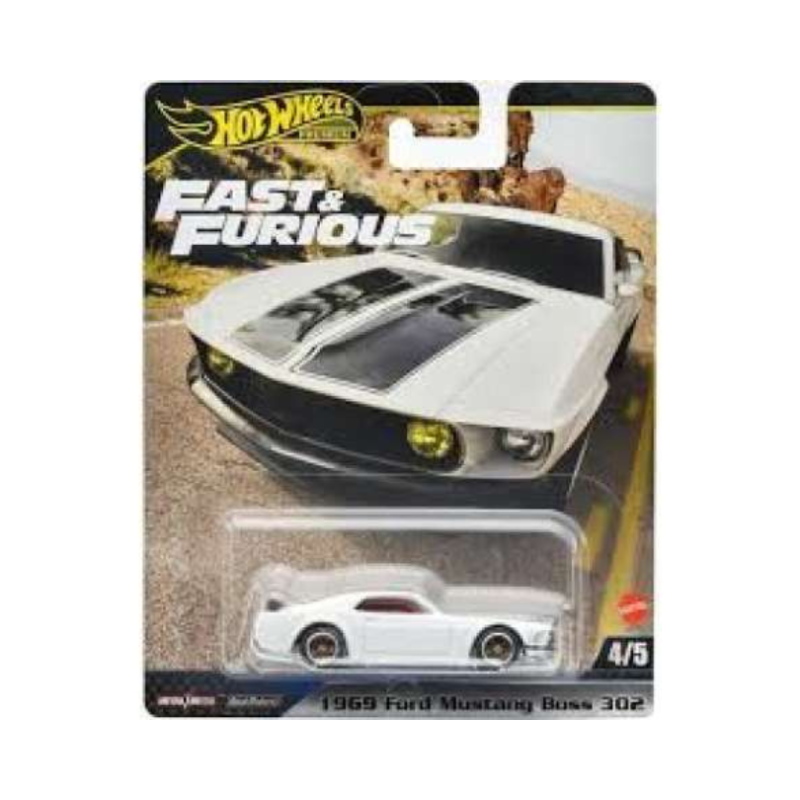  F&F Ford Mustang Boss 302 4/5 white