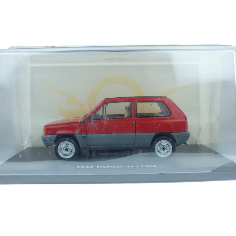 Fiat Panda 45, red/grey , 1980 oštećena vitrina