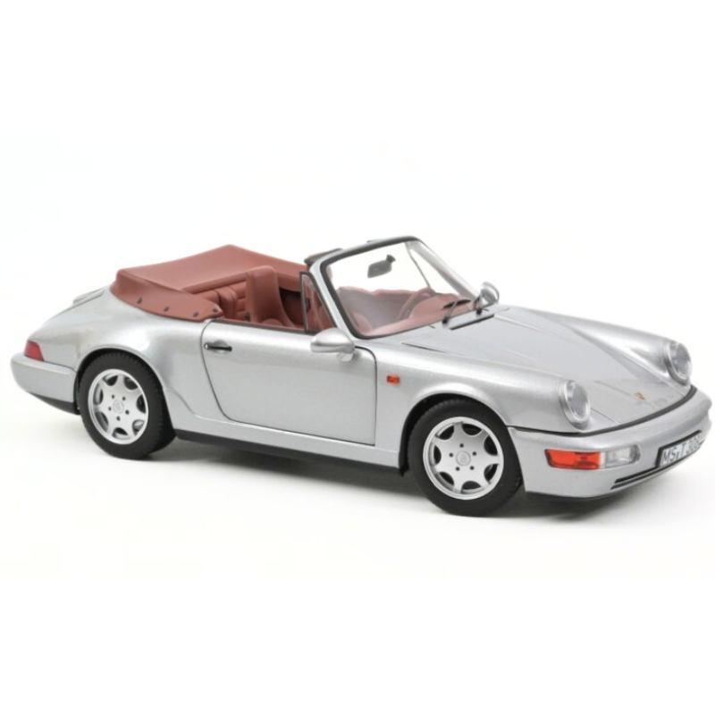 Porsche 911 Carrera 2 Cabriolet 1990 Silver