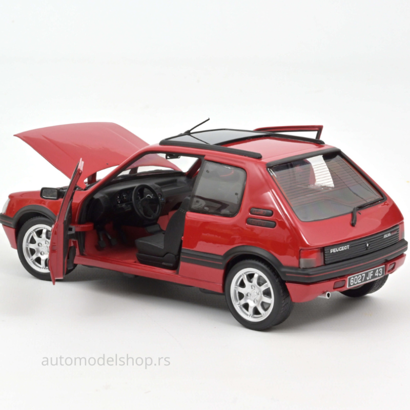 Peugeot 205 GTi 1.9 PTS Rims - Red - 1991